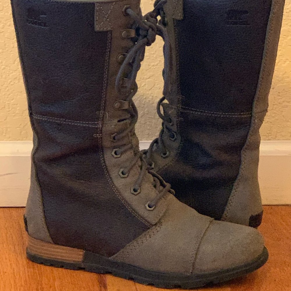 Sorel Maverick Leather Lace Boots (WM Size 8)